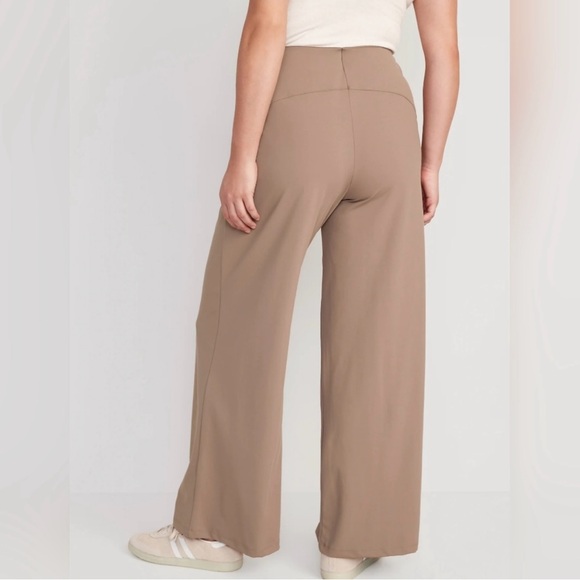 NWT Old Navy Powersoft high-rise, wide leg pants black - Picture 7 of 7